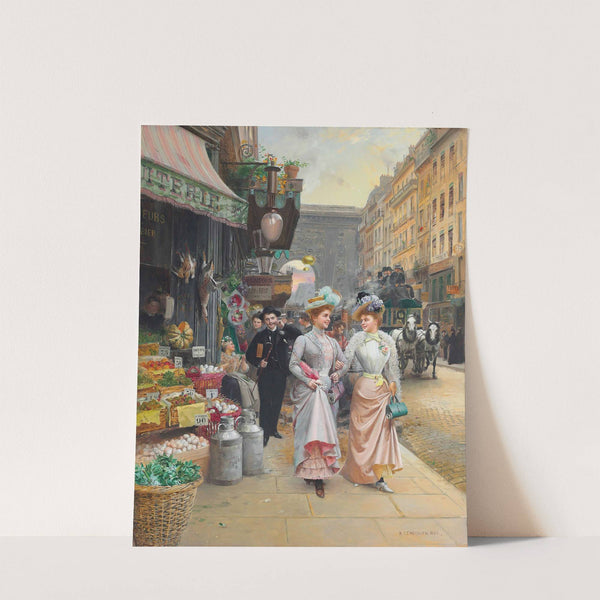 Élégantes en promenade by Basile Lemeunier