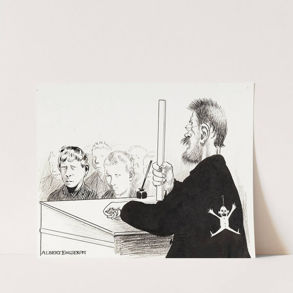 Elementary School Teacher in Askersund (1901) by Albert Engström