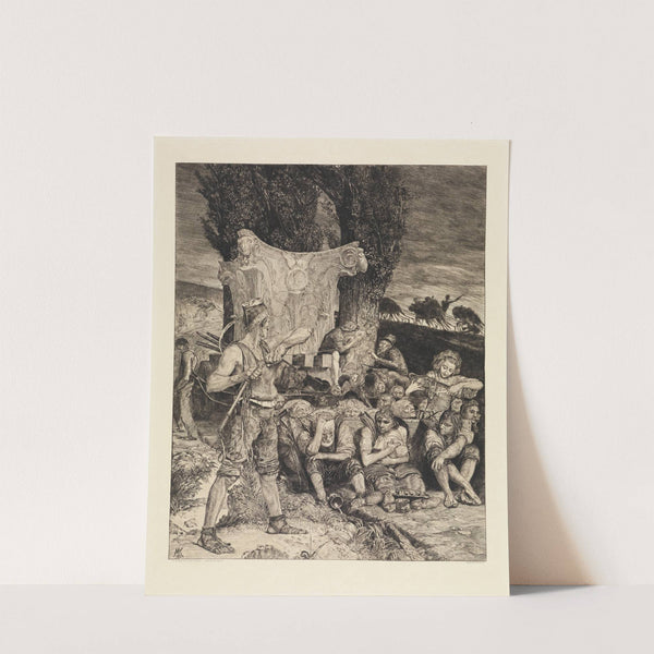 Elend (Vom Tode, Zweiter Theil, Opus XI, Blatt 7) (1898) by Max Klinger