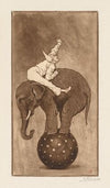 Elephant and Clown (L’Elephant et le Clown) (c. 1889)