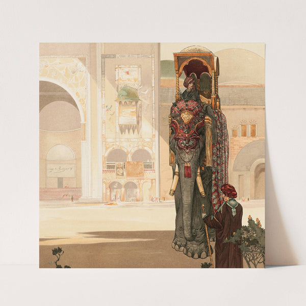 Elephant With Trappings (1903) by Charles Maurice Detmold