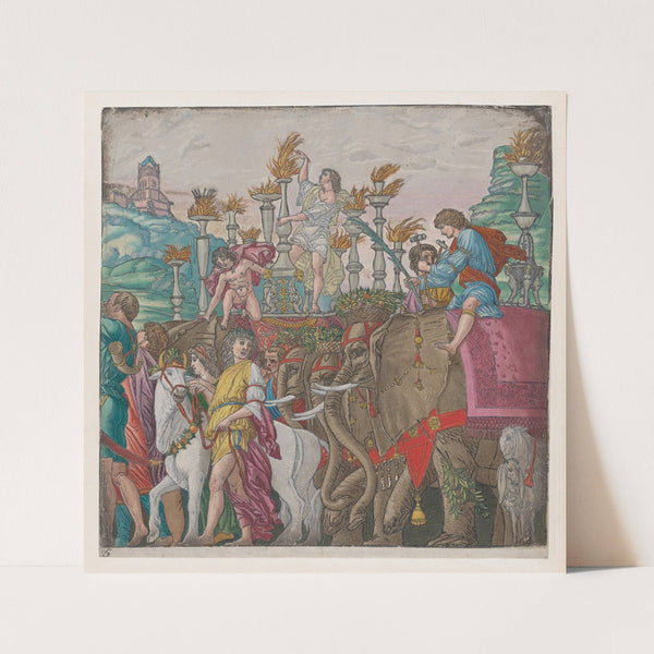 Elephants (1599) by Andrea Mantegna