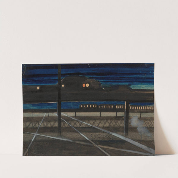 Elevated Railroad by Joseph Stella