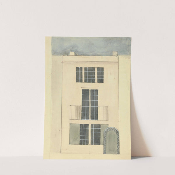 Elevation of a House by Edward Francis Burney