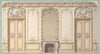Elevation of a salon decorated in Louis XV style