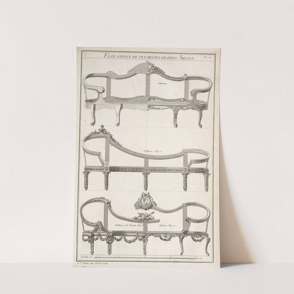 Elévations de plusieurs grands sieges. (1769-1774) by André Jacob Roubo