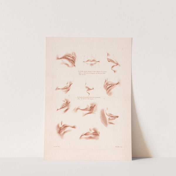 Eleven mouths in different expressions (1749-1849) by Louis-François Roubiliac