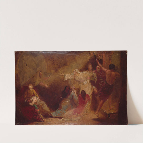 Elgiva seized by order of Archbishop Odo by Sir John Everett Millais