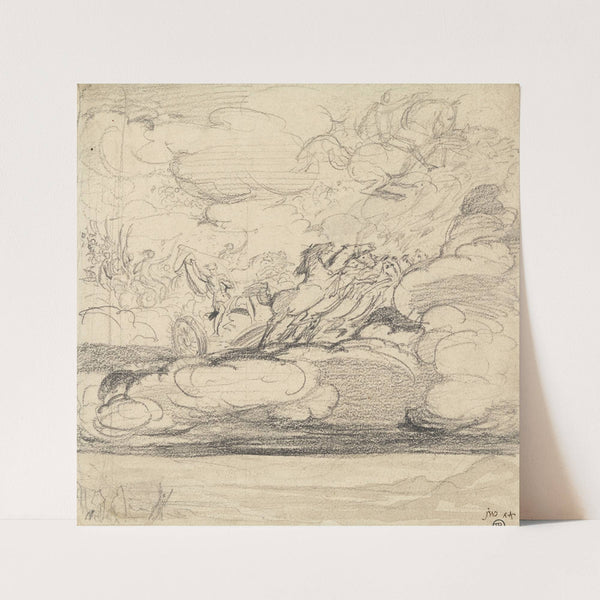 Elijah Casting off His Mantle by James Ward