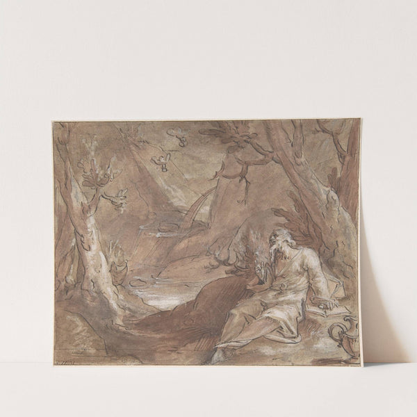 Elijah Fed by Ravens by Jan Muller