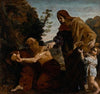 Elijah Receiving Bread from the Widow of Zarephath