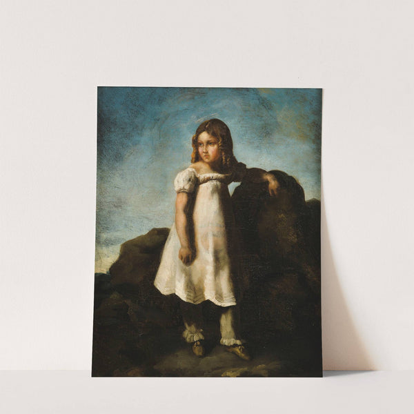 Elisabeth Dedreux As A Child In The Countryside by Théodore Géricault