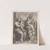 Elisabeth shows the young John the Baptist to the Holy Family by Francois de Poilly