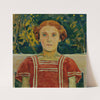 Elisabeth Steindl, Nichte des Künstlers by Koloman Moser