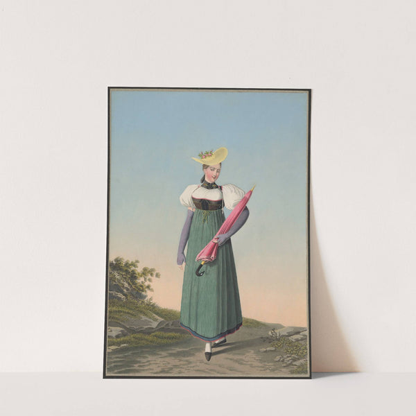 Elisabeth Witschy, Fille d’un meunier des environs de Worb, à peu de distance de Berne (1825-1830) by Jean Emmanuel Locher