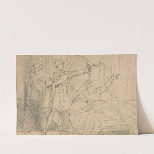Elisha on His Death-Bed by Richard Westall