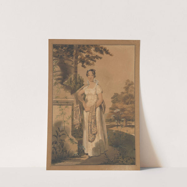 Eliza Pepperell Sanger Smith, wife of John Rubens Smith by John Rubens Smith