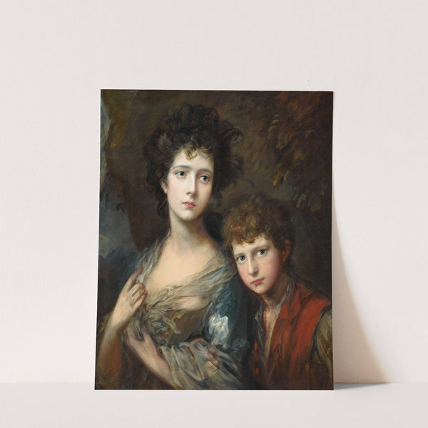 Elizabeth And Thomas Linley by Thomas Gainsborough