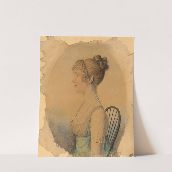 Elizabeth Lonsdale Kay Daingerfield by Charles Balthazar Julien Févret de Saint-Mémin