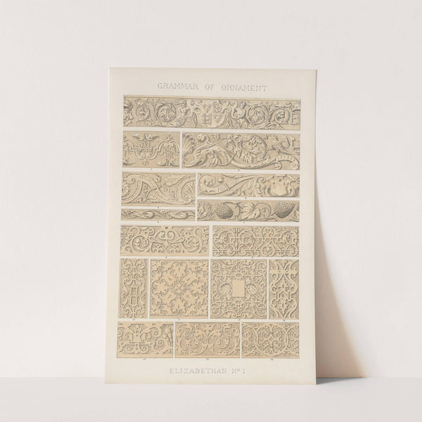 Elizabethan No. 1 (1856) by Owen Jones