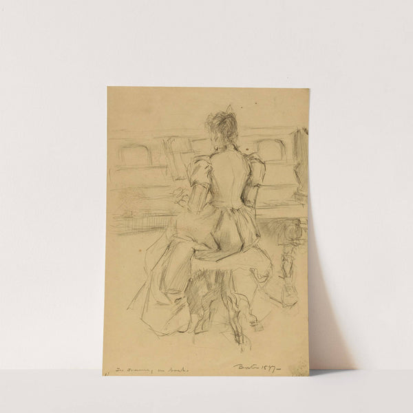 Ella at the Piano by Donald Shaw MacLaughlan