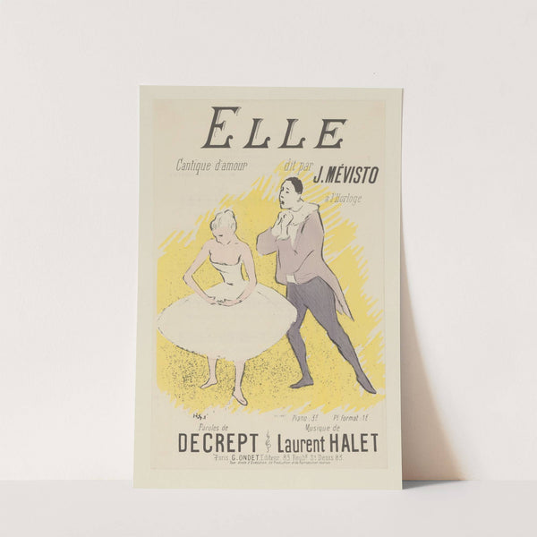 Elle – Cantique d’amour (1895) by Henri-Gabriel Ibels