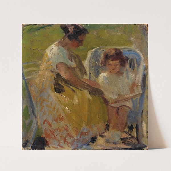 Elle Lanzer Und Ihre Tochter Bettina (1923) by Otto Friedrich