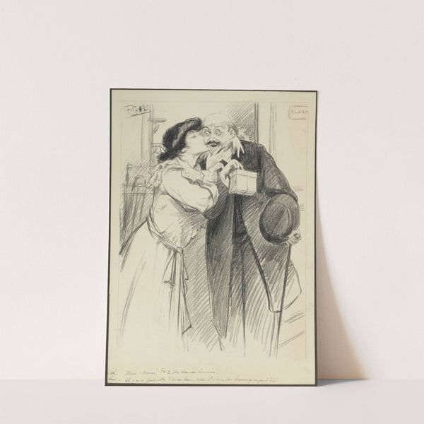 Elle- Miam Miam t’es le plus beau des hommes Lui- Il y en a peut être d’aussi beau, mais il n’y en a pas beauco by Fernand Louis Gottlob