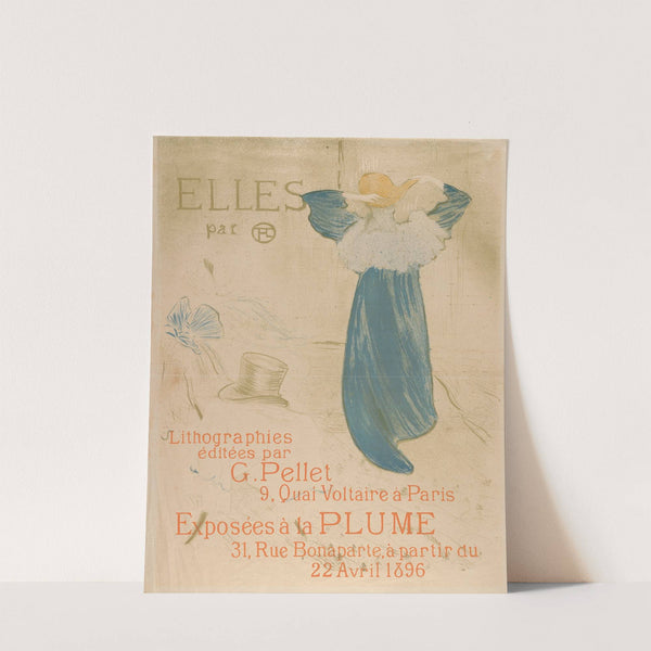 Elles (poster for 1896 exhibition at La Plume) (1896) by Henri de Toulouse-Lautrec