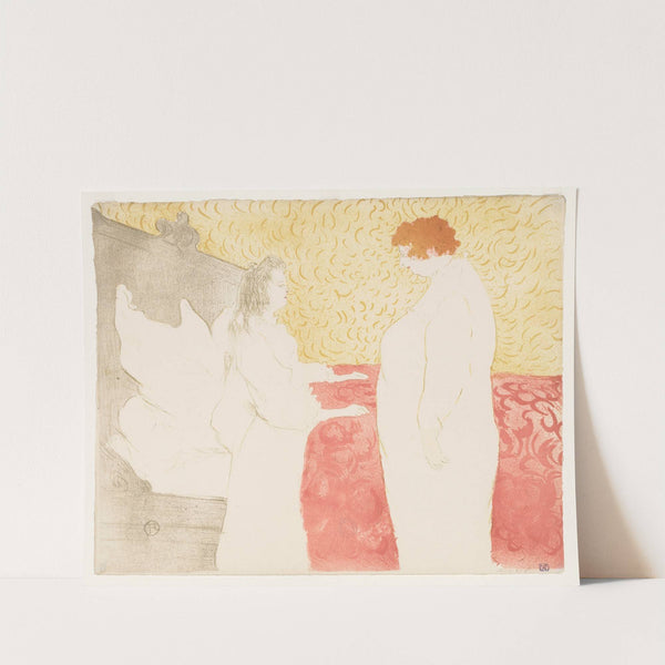 Elles, Woman In Bed, Mlle Cha-U-Ka-O by Henri de Toulouse-Lautrec