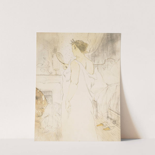 Elles: Woman with a Hand Mirror by Henri de Toulouse-Lautrec