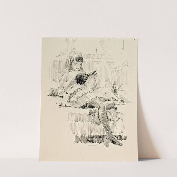 Elli Jäppinen at the Stove, study by Albert Edelfelt