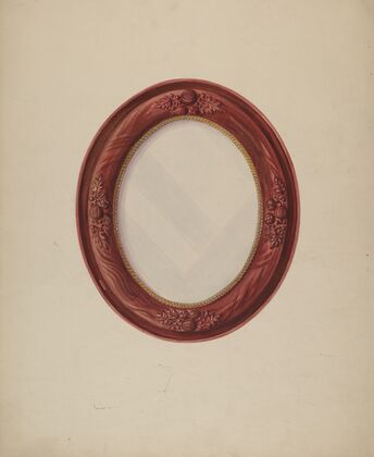 Elliptical Picture Frame
