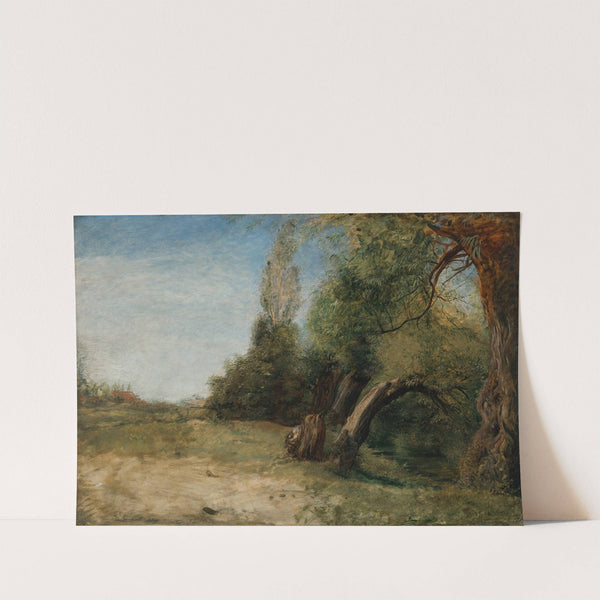 Elm Lane with Bayswater Stream beside by John Linnell