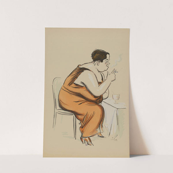 Elsa Maxwell (1920) by Georges Goursat (Sem)