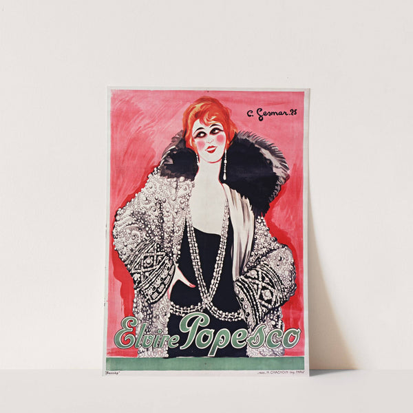 Elvire Popesco by Charles Gesmar