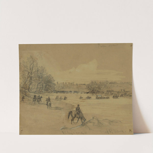 Ely's Ford by Alfred Rudolph Waud