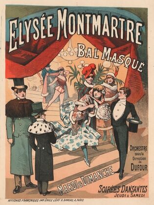 Elysée-Montmartre… bal masqué. Orchestre sous la direction de Dufour (1886)