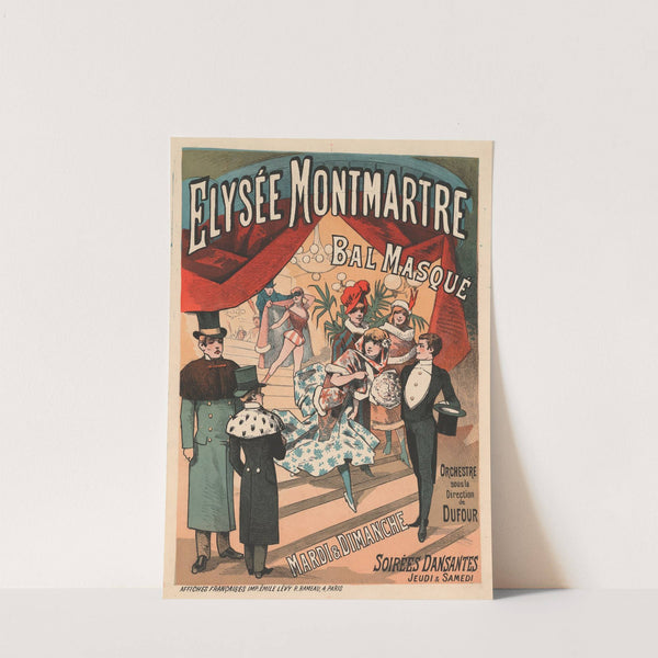 Elysée-Montmartre… bal masqué. Orchestre sous la direction de Dufour (1886) by Imp. Emile Lévy