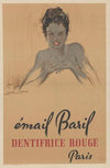 Email Baril, dentifrice rouge, Paris (1943)