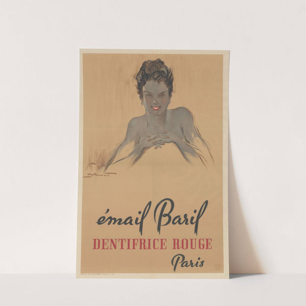 Email Baril, dentifrice rouge, Paris (1943) by André Pécoud
