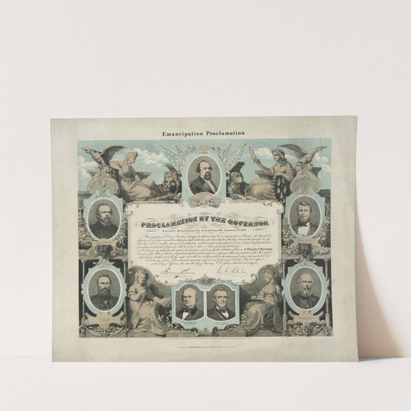 Emancipation Proclamation. Proclamation by the governor (1865) by E. Knobel