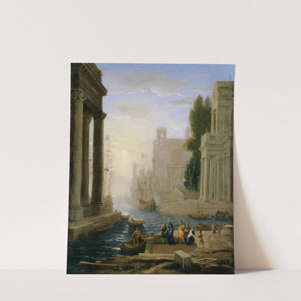 Embarkation of St Paula by Claude Lorrain
