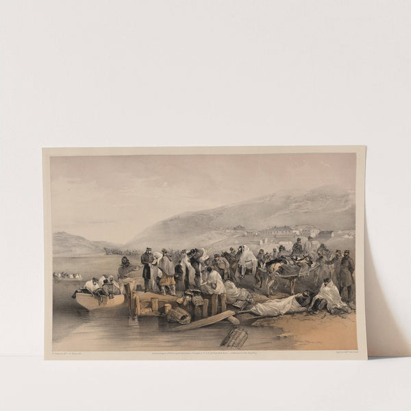 Embarkation of the sick at Balaklava (1855) by William Simpson
