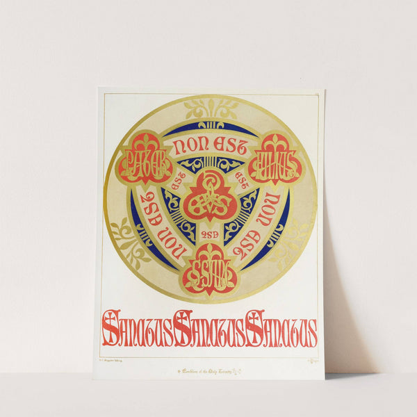 Emblem of the most Holy Trinity by Augustus Pugin