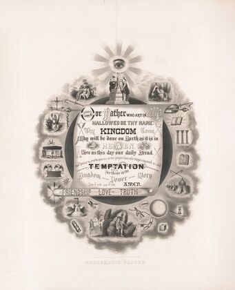 Emblematic prayer (1874)