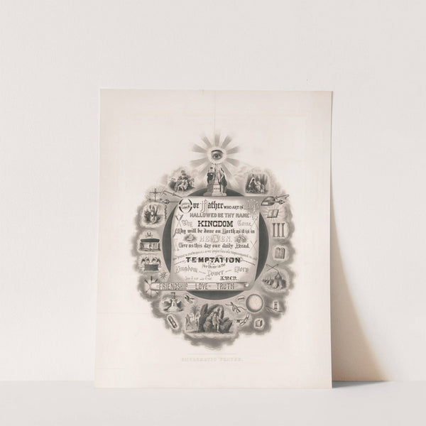 Emblematic prayer (1874) by T. C. Fielding