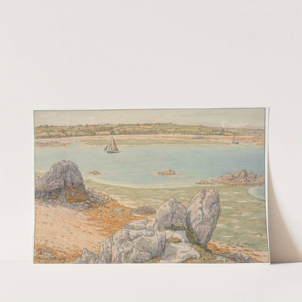 Embouchure du Trieux. Marée basse. Loguivy (1905) by Henri Rivière