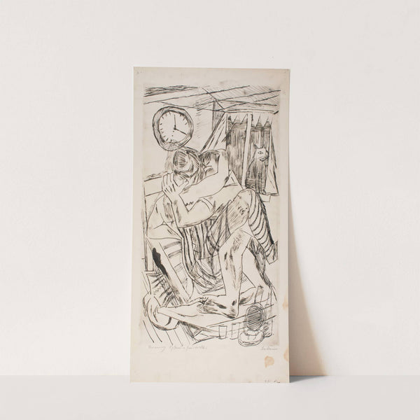 Embrace (1922) by Max Beckmann