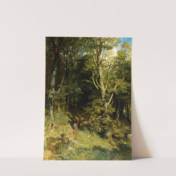 Embrace In The Forest by Emil Jakob Schindler